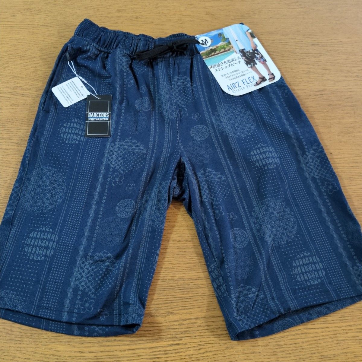 W ☆ 新品 ☆ BARCEDOS ☆ 短裤 ☆ 尺寸M ☆ 奈比 ☆ 短裤 ☆ 男性用 ☆ No.3258