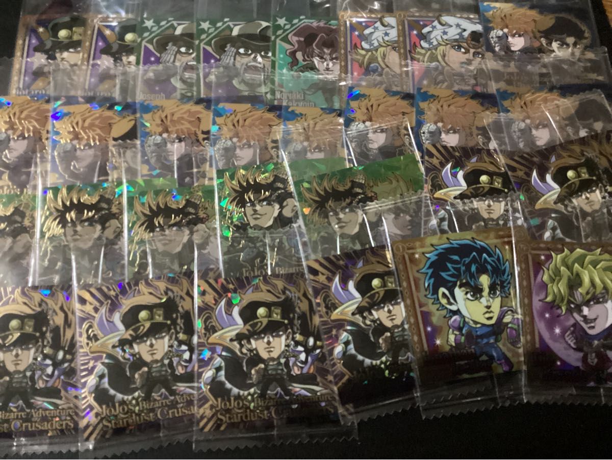 不接受价格协商乔乔的奇妙冒险贴纸威化饼干威化饼干29枚套装