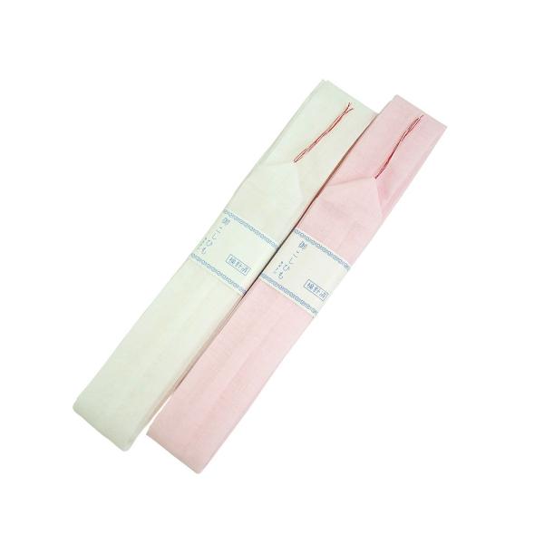 Sale Obi Cord Mosslin White/Pink Single Item - Up to 6 Pieces Eligible for Yuu Mail