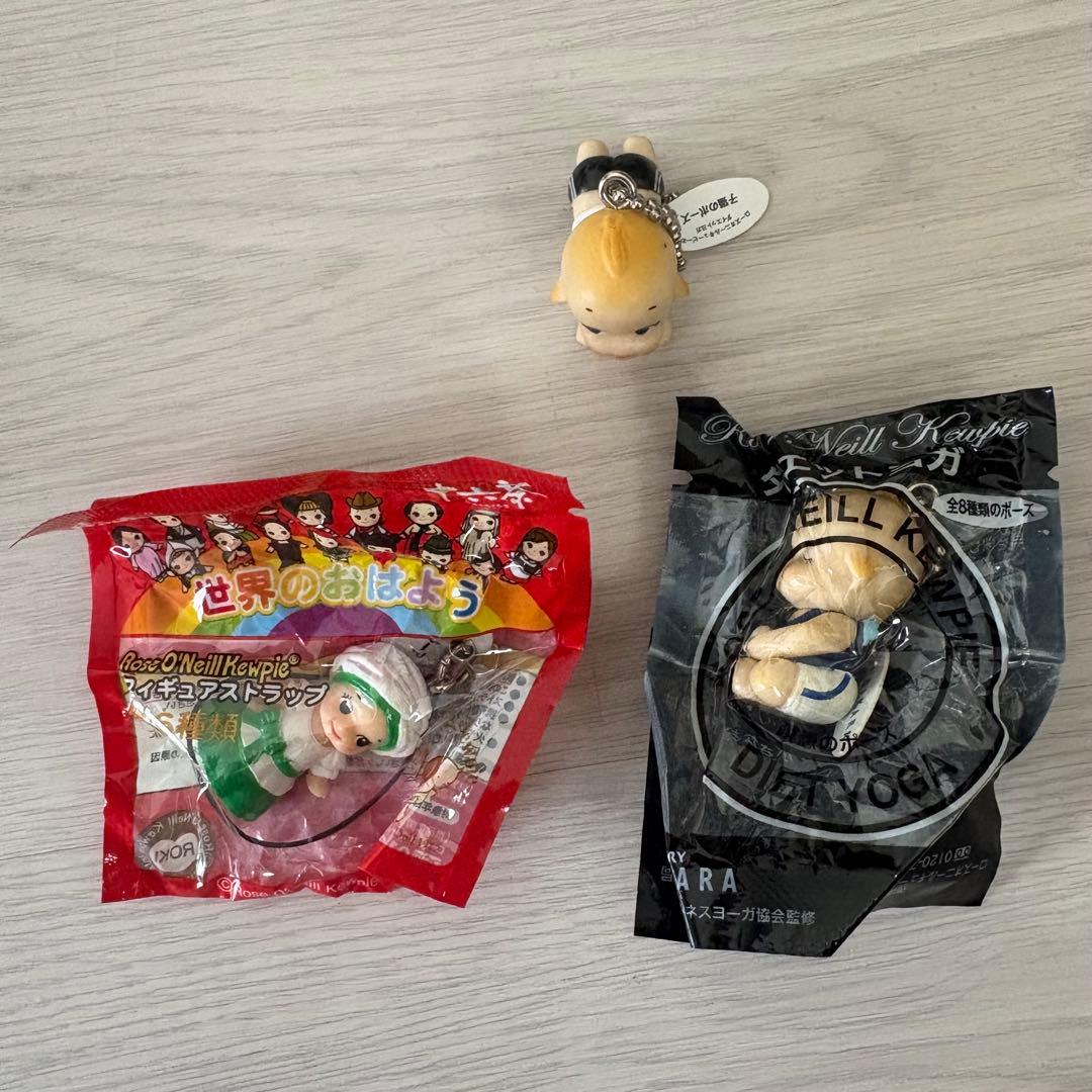 [Rare, 3-piece set, first come first served, immediate purchase OK, anonymous shipping] Kewpie Keychain
