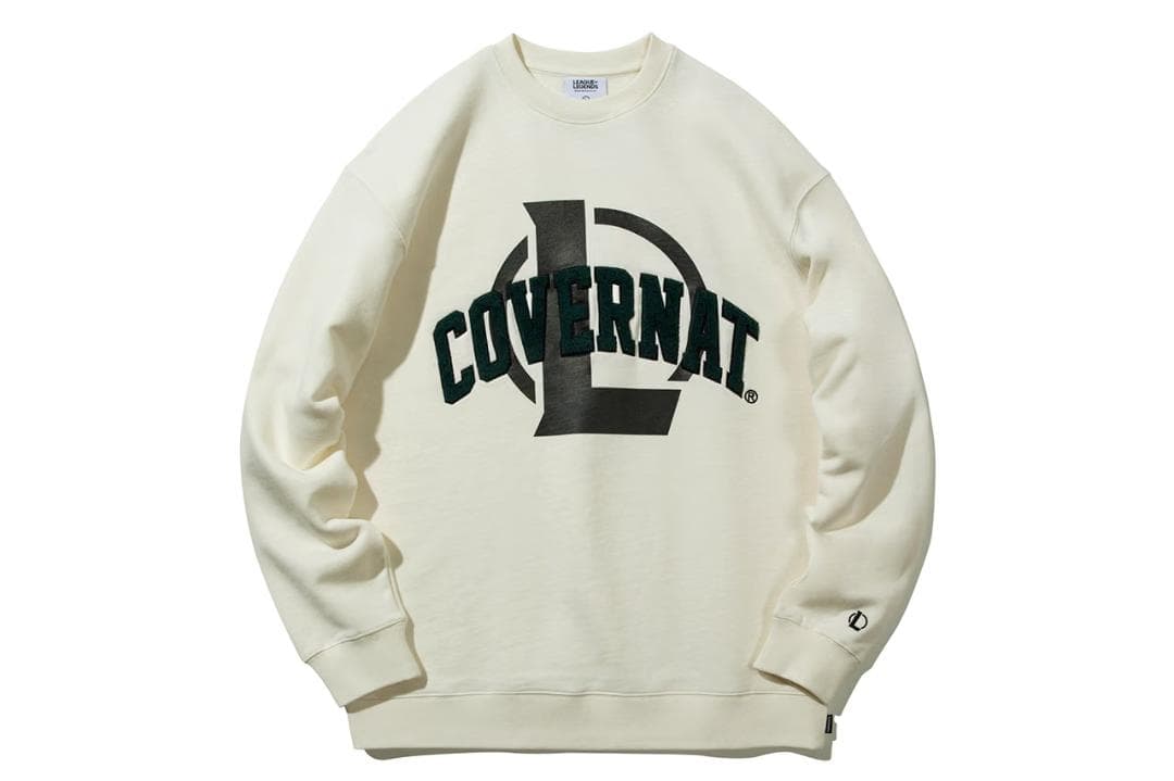 【韩国限定】 COVERNAT x LoL LOGO CREWNECK / L