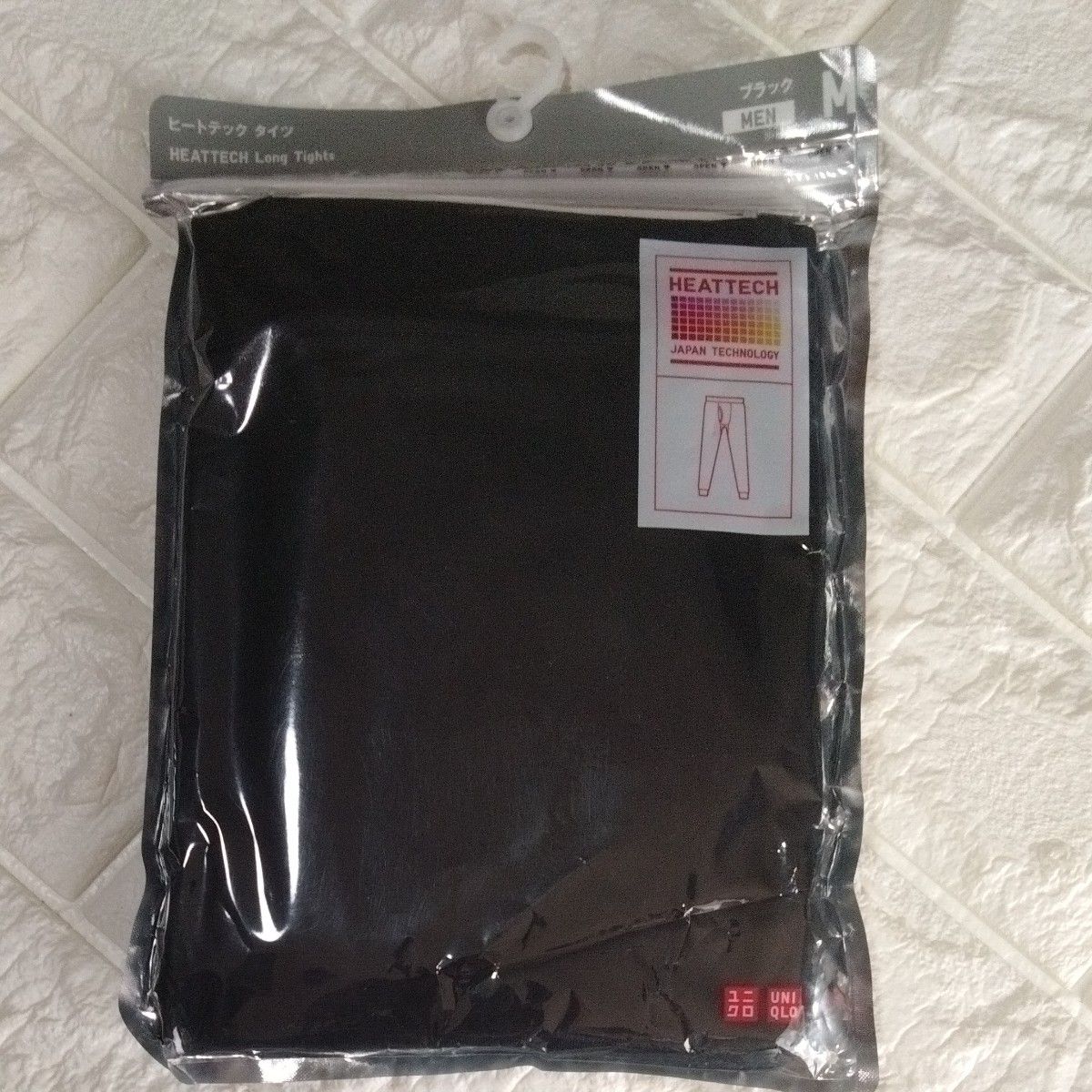 优衣库 Heattech 男士黑色紧身裤 M码