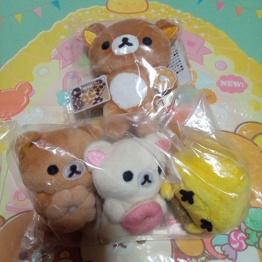 轻松熊 Mister Donut 毛绒玩具 3件套