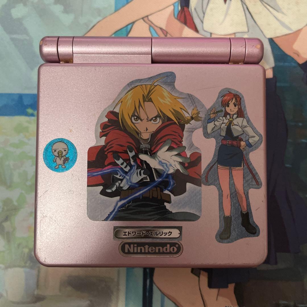 【二手瑕疵品】Game Boy Advance SP 主机 粉色 含包装盒和使用说明书