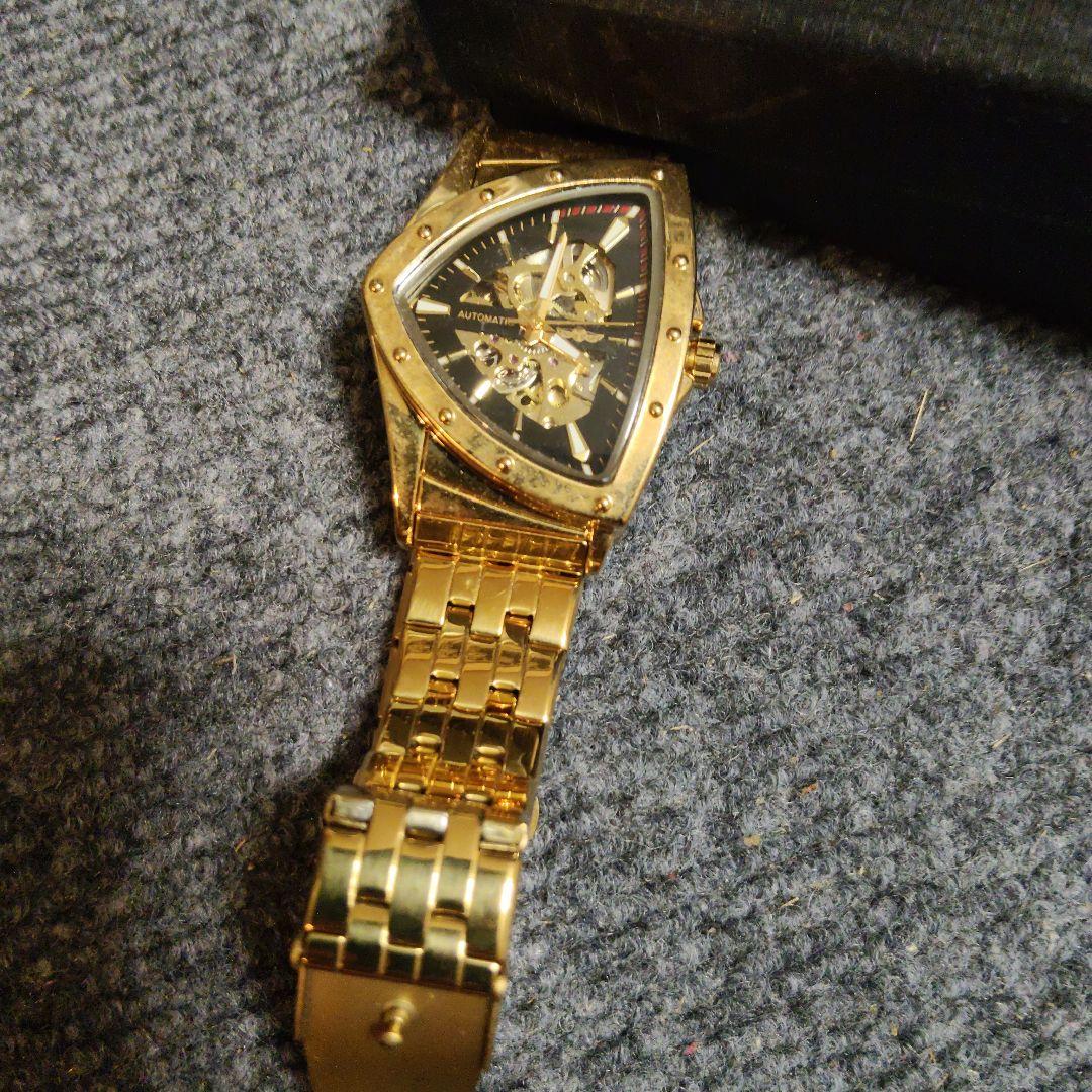 Triangle Automatic Watch Gold Winner Excellent Condition