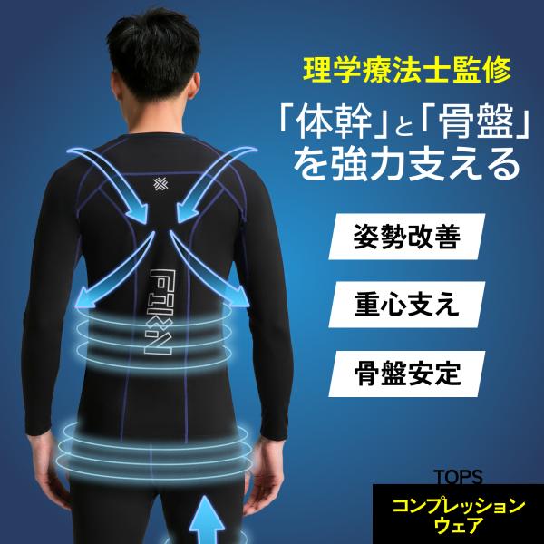 压缩衣 上衣 运动内衣 吸汗 速干 基层衣 高功能 分段压力 弹力 训练服 上衣 男士 firn 菲尔恩