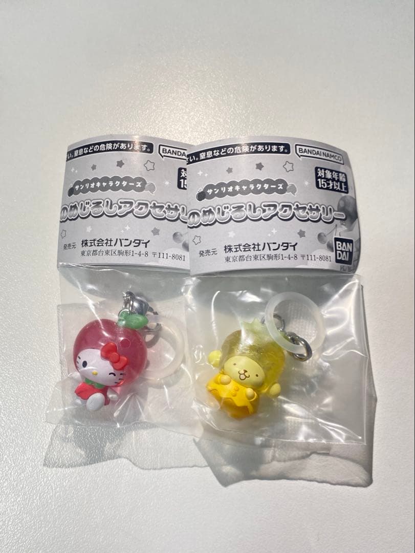 三丽鸥角色水果标记饰品