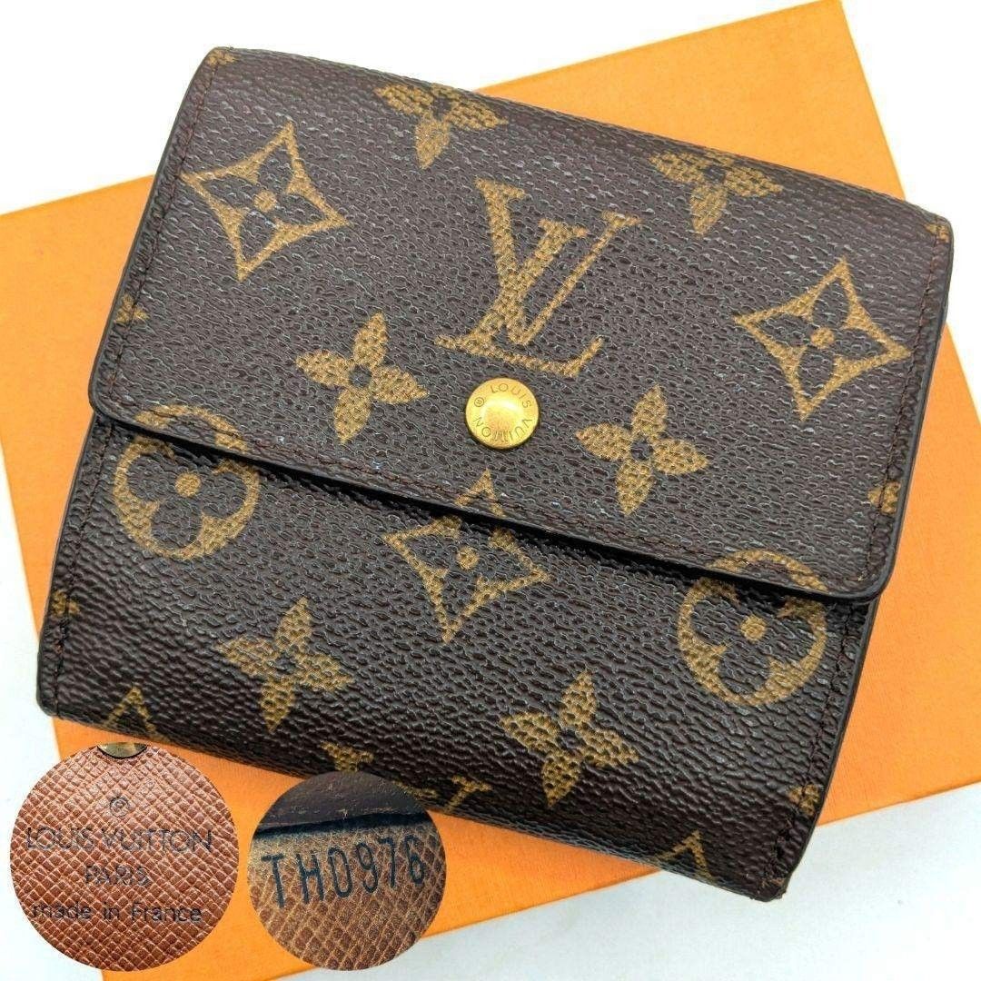 九成新 路易威登 Monogram 三折钱包 LOUIS VUITTON M61652