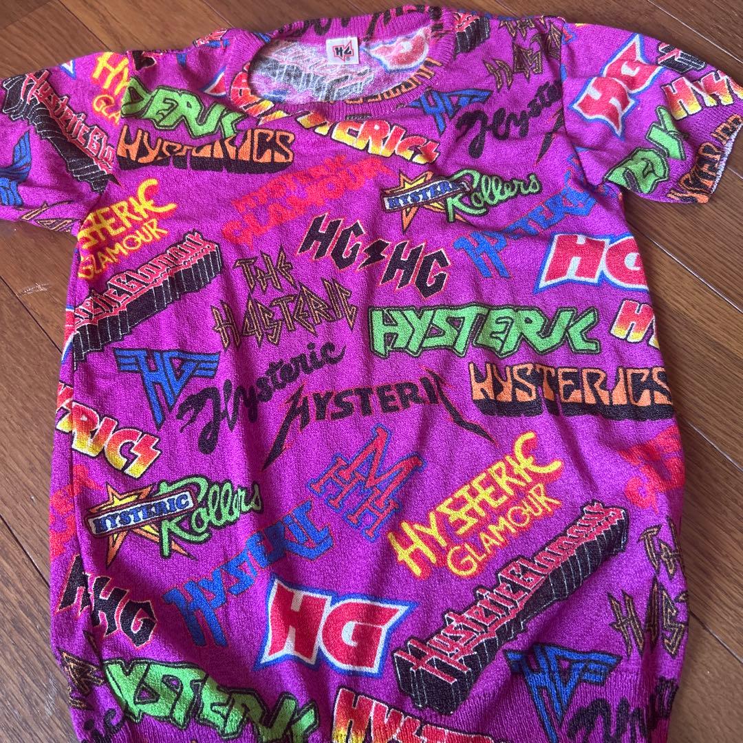 HYSTERIC GLAMOUR 满版印花 T恤 紫色