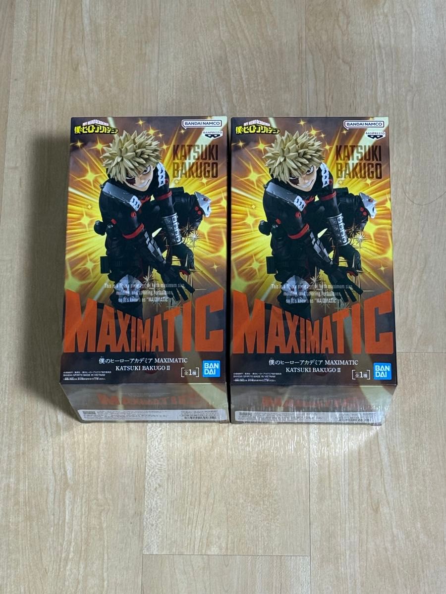 我的英雄学院 MAXIMATIC 爆豪胜己 II 手办 2个套装