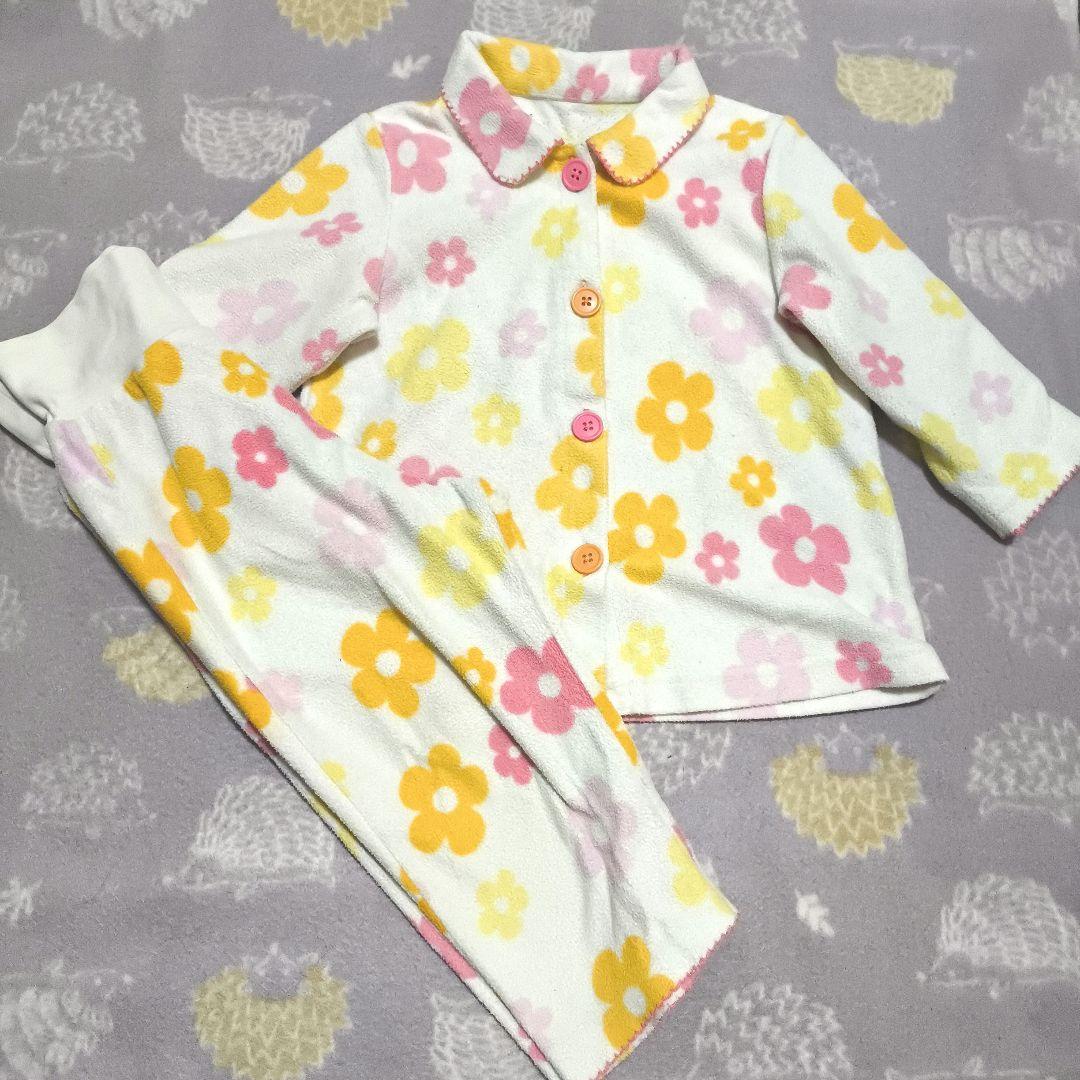 90 Combi mini 长袖睡衣 花卉图案