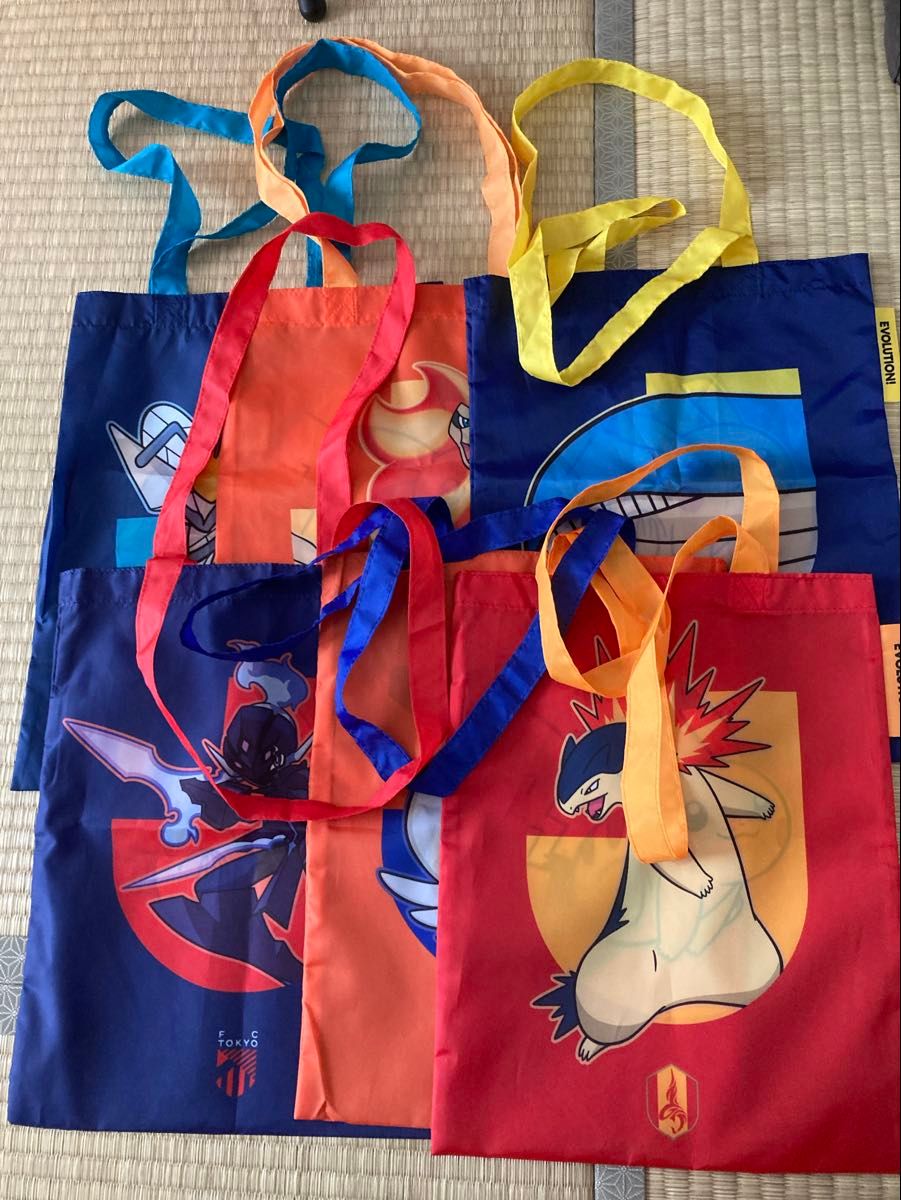 J联赛联名宝可梦环保袋 6款 EVO BAG 皮卡丘