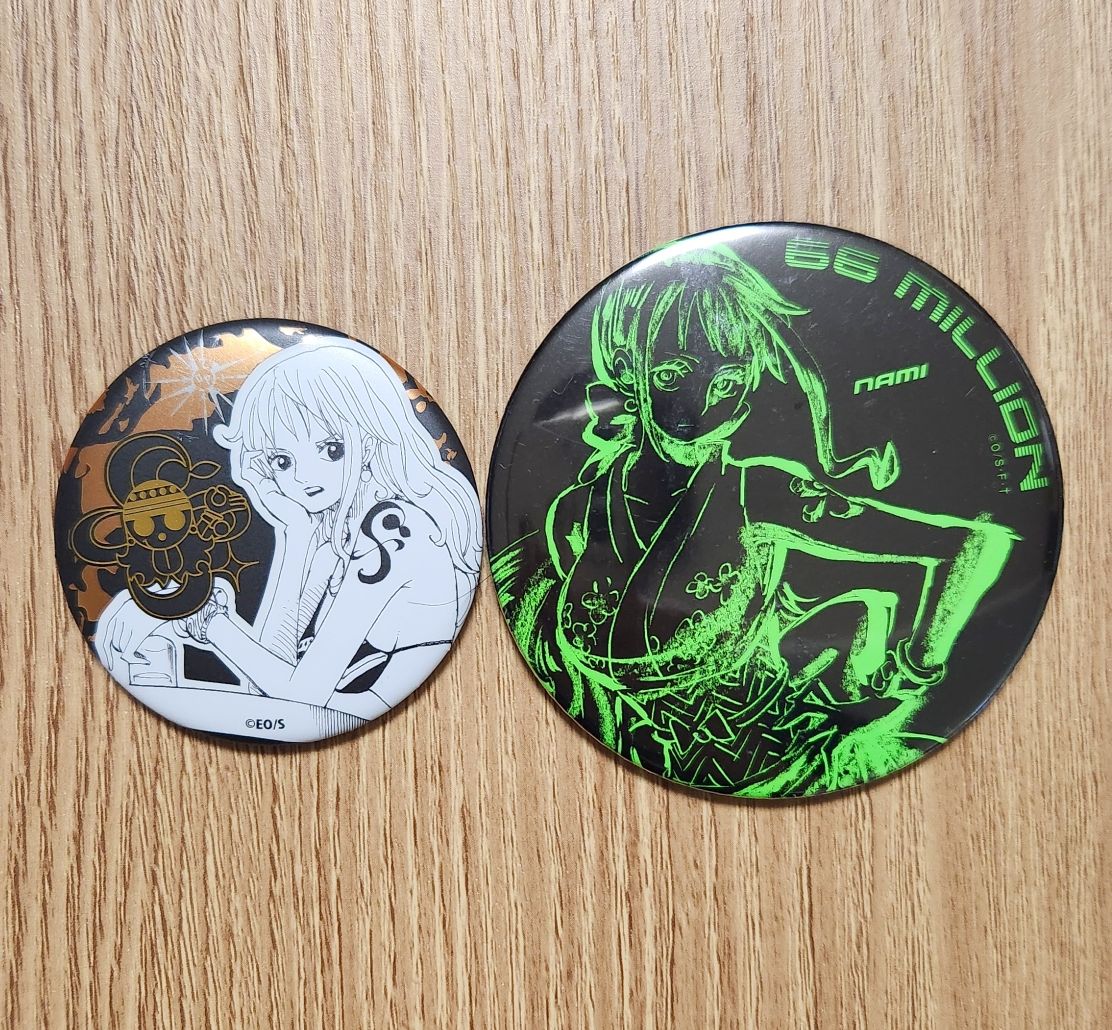 ONE PIECE连衣裙娜美罐徽章2个套装