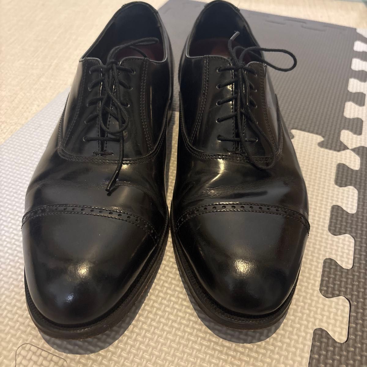 FLORSHEIM直芯片黑色皮鞋