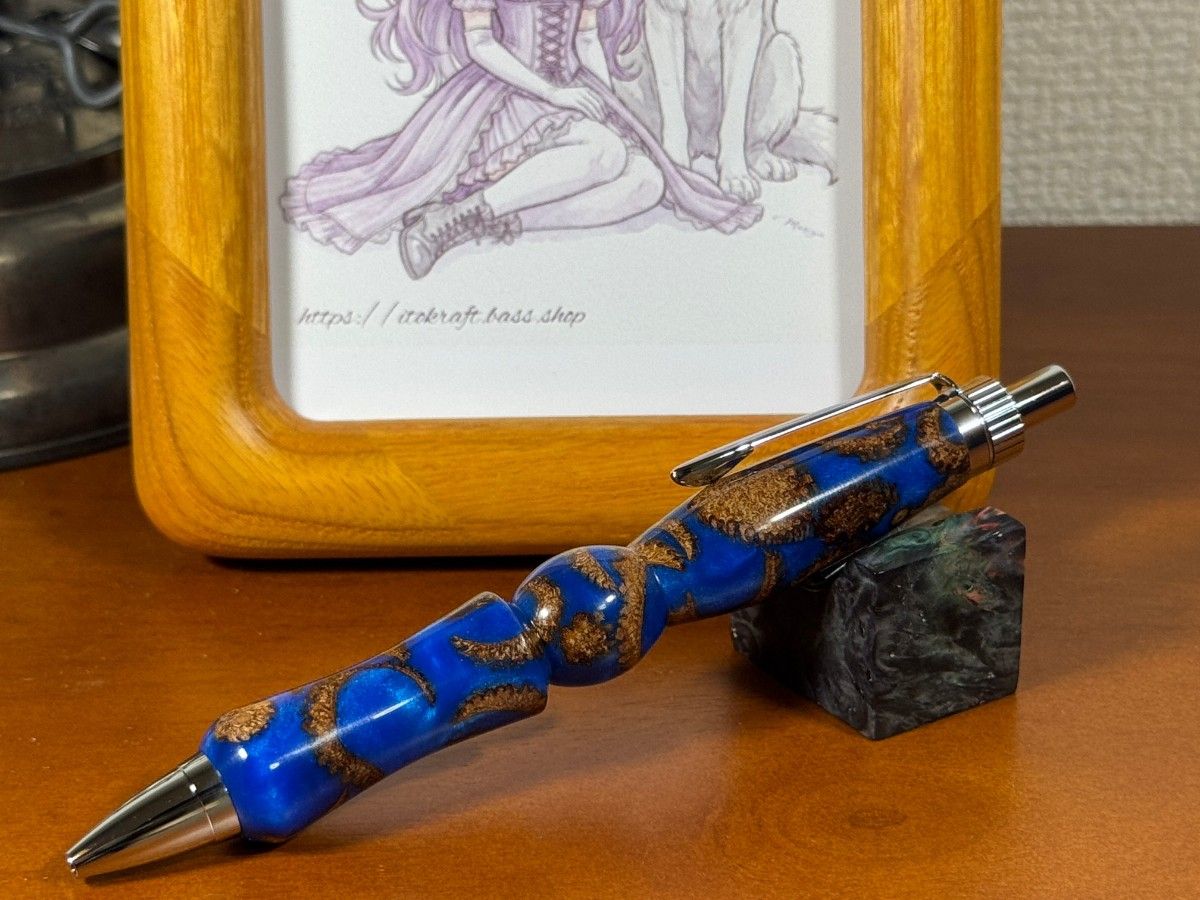 Wolf Nest Wood Pen Flora II Line Acorn Cup Hybrid Wood 32