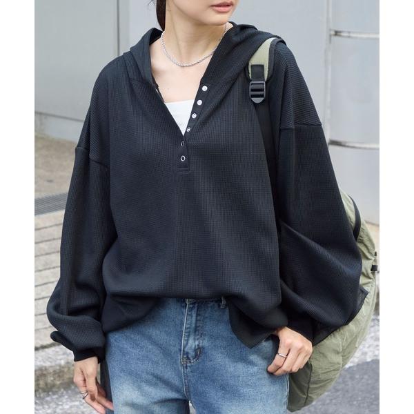 亨利 · 内克t恤超尺寸亨利 · 内克 · 华夫饼龙T “抗菌防臭” 女士