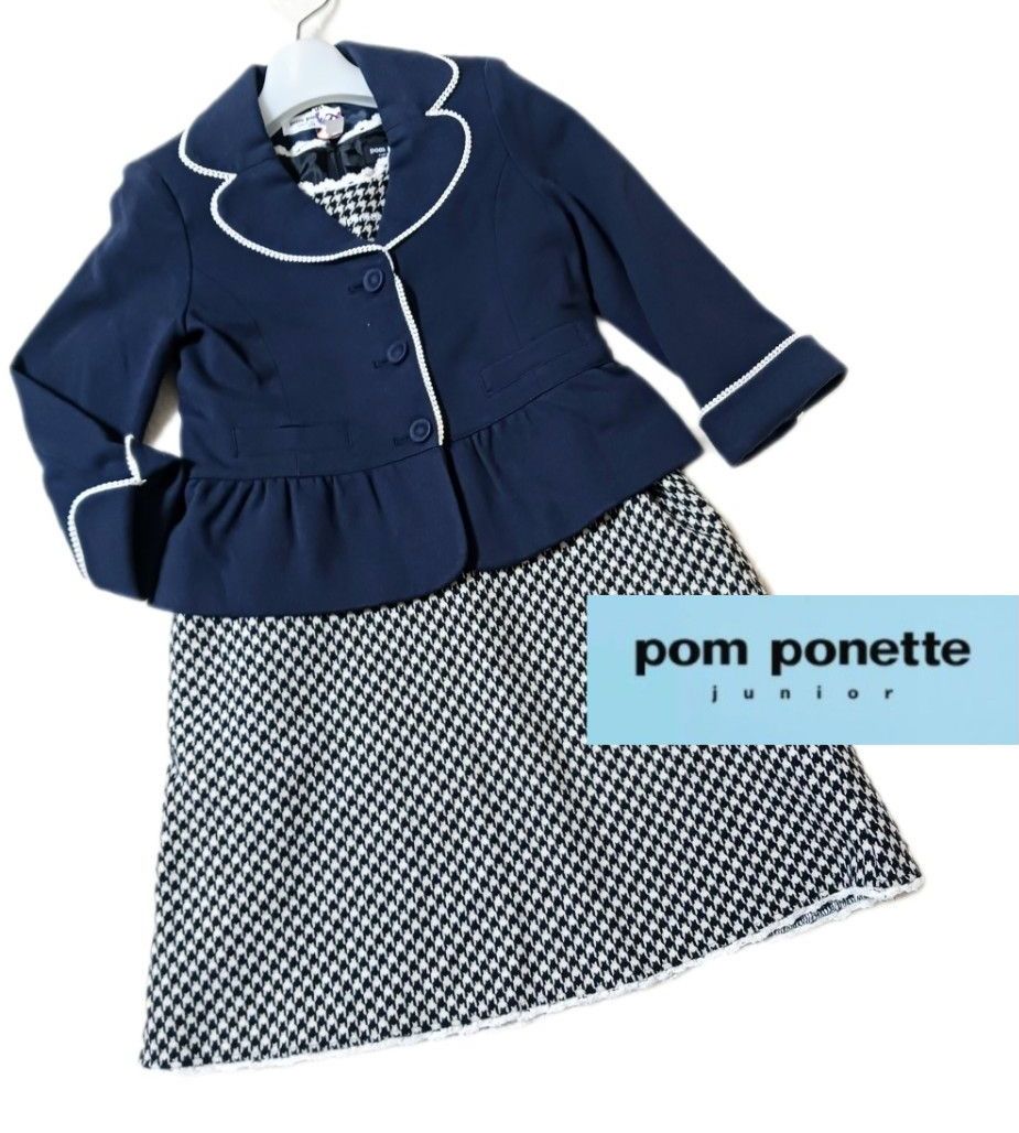 时尚 ◆ ponet ◆ 女孩正式连衣裙套装 ◆ 120.130厘米