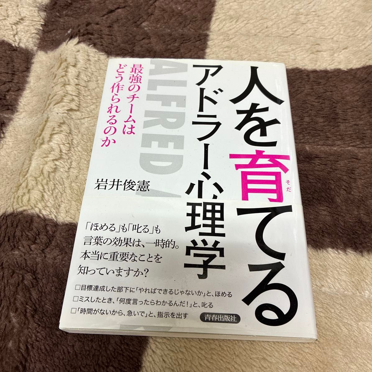 人を育てるアドラー心理学 最強のチームはどう作られるのか 岩井俊憲/著