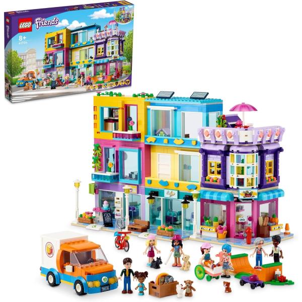 乐高LEGO朋友心湖城市公寓圣诞礼物圣诞节41704玩具块礼物游戏娃娃娃娃女孩