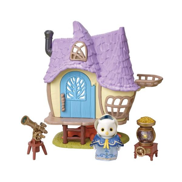 Silvania family LT-01 Little Tales Collection猫头鹰之星的家玩具儿童女孩玩偶屋3岁