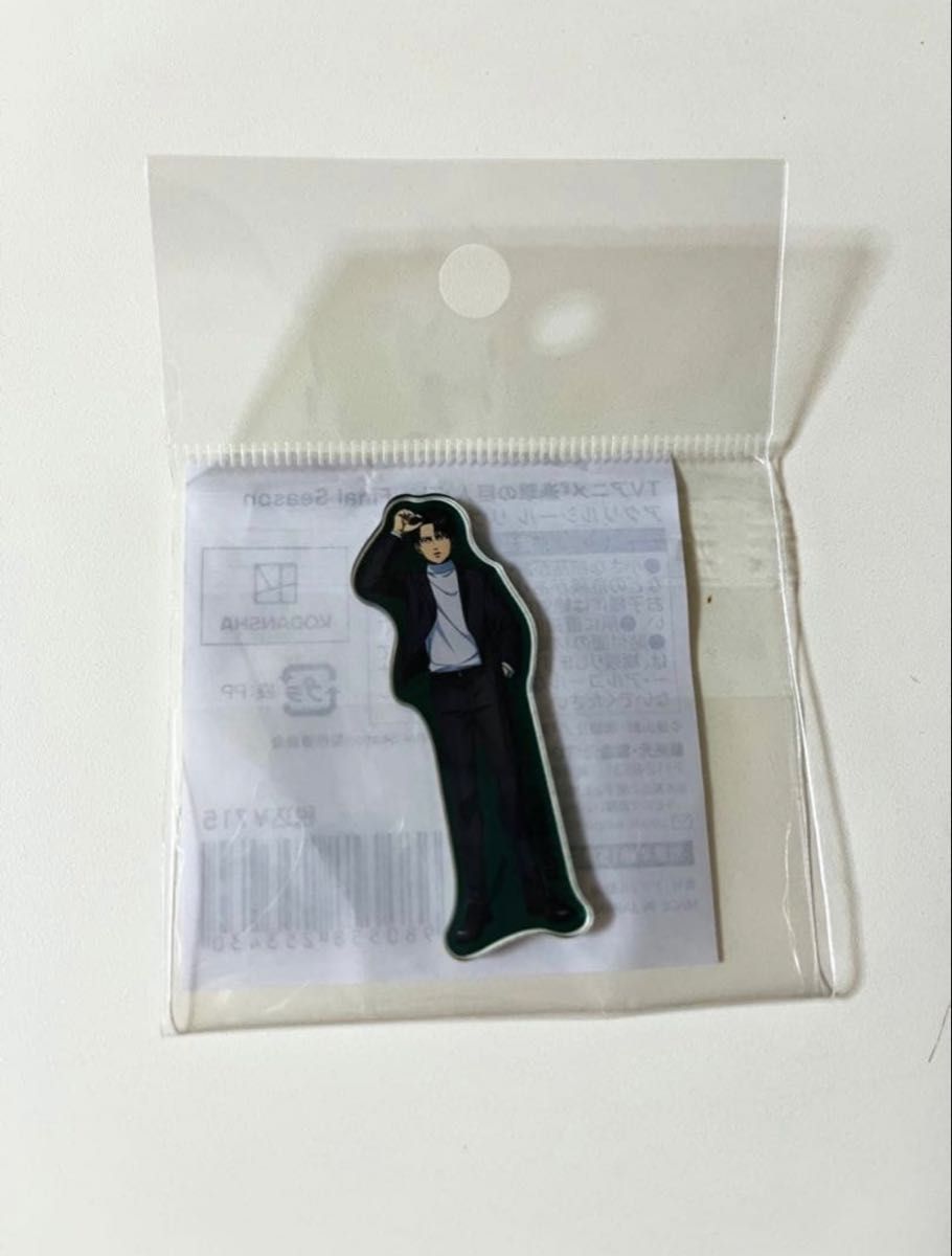 New Attack on Titan The Final Season Acrylic Sticker Levi