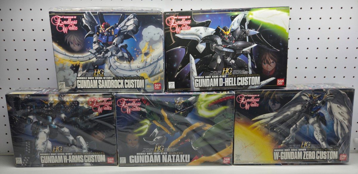 HG 1/144高达W无止境华尔兹5点套装沙洛克死亡尺寸重量臂natakuwing零