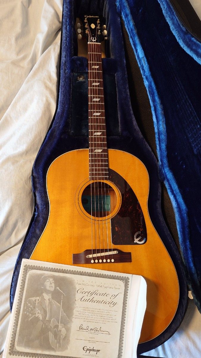 国产手工!EPIPHONE Paul 1964 FT-79 TEXAN 世界限量1964把 寺田乐器制造 超稀有收藏级珍品