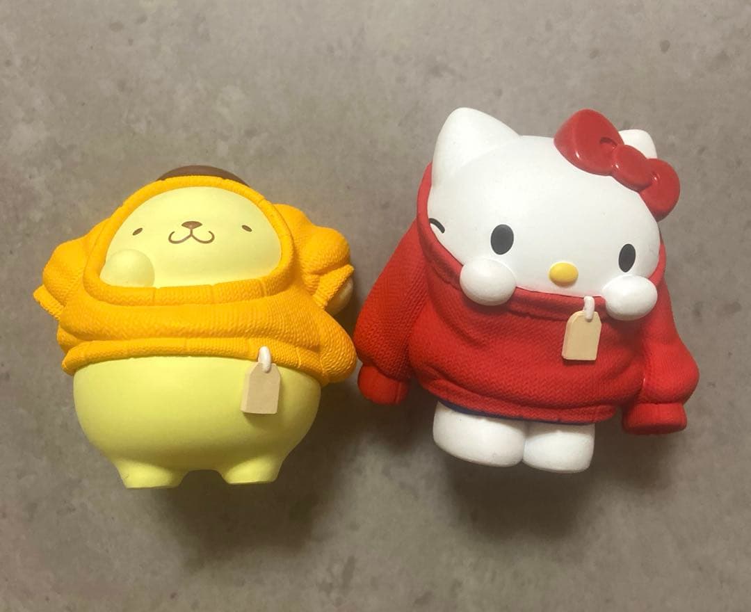 PERIHAPI! Hello Kitty Pom Pom Purin Outfit Change 2-Pack