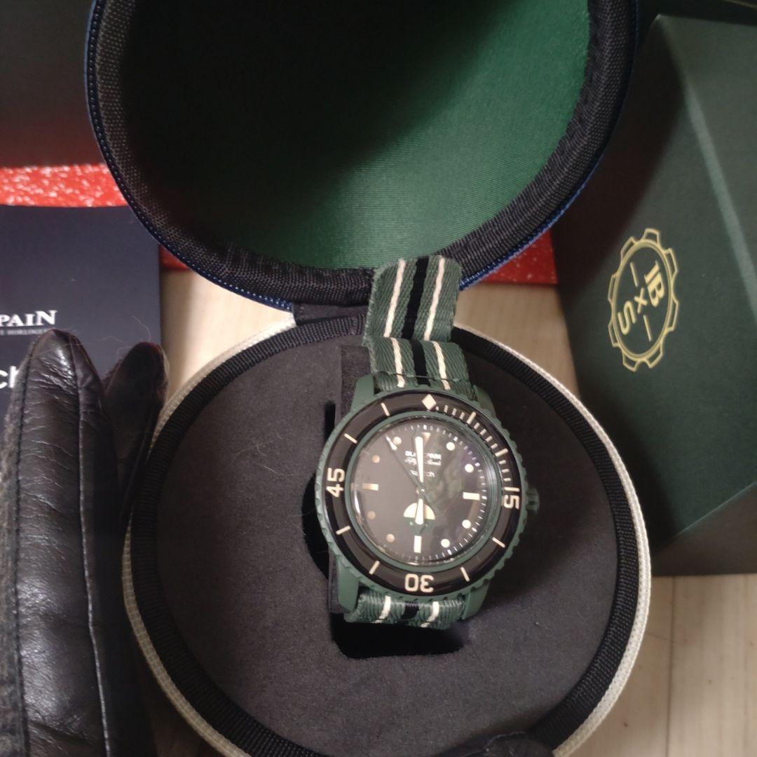 ［美品］BLANCPAIN x swatch Green Abyss 宝珀