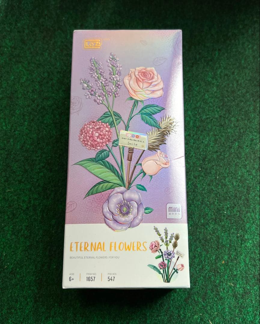 乐高积木花束，如无原包装盒，可优惠250日元。