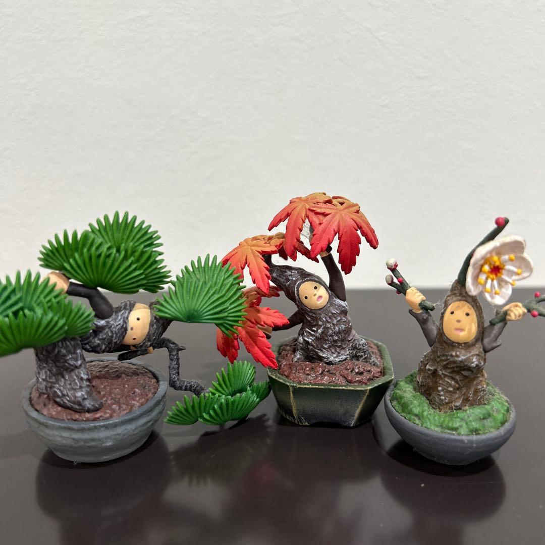 Bonnou Panda's Hole Bonsai Gacha 3-Piece Set