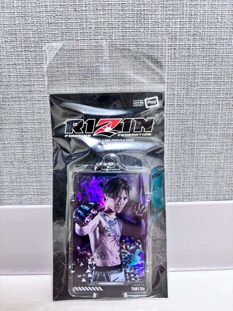RIZIN PIIA透明行李箱伊藤裕树LED发光卡盒
