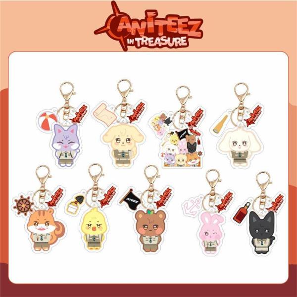 第二件半价 ATEEZ周边钥匙扣 亚克力 82EYES 钥匙扣 周边钥匙链 配饰 圣诞节 手机 钥匙 汽车装饰 小物件 装饰品 ANITEEZ