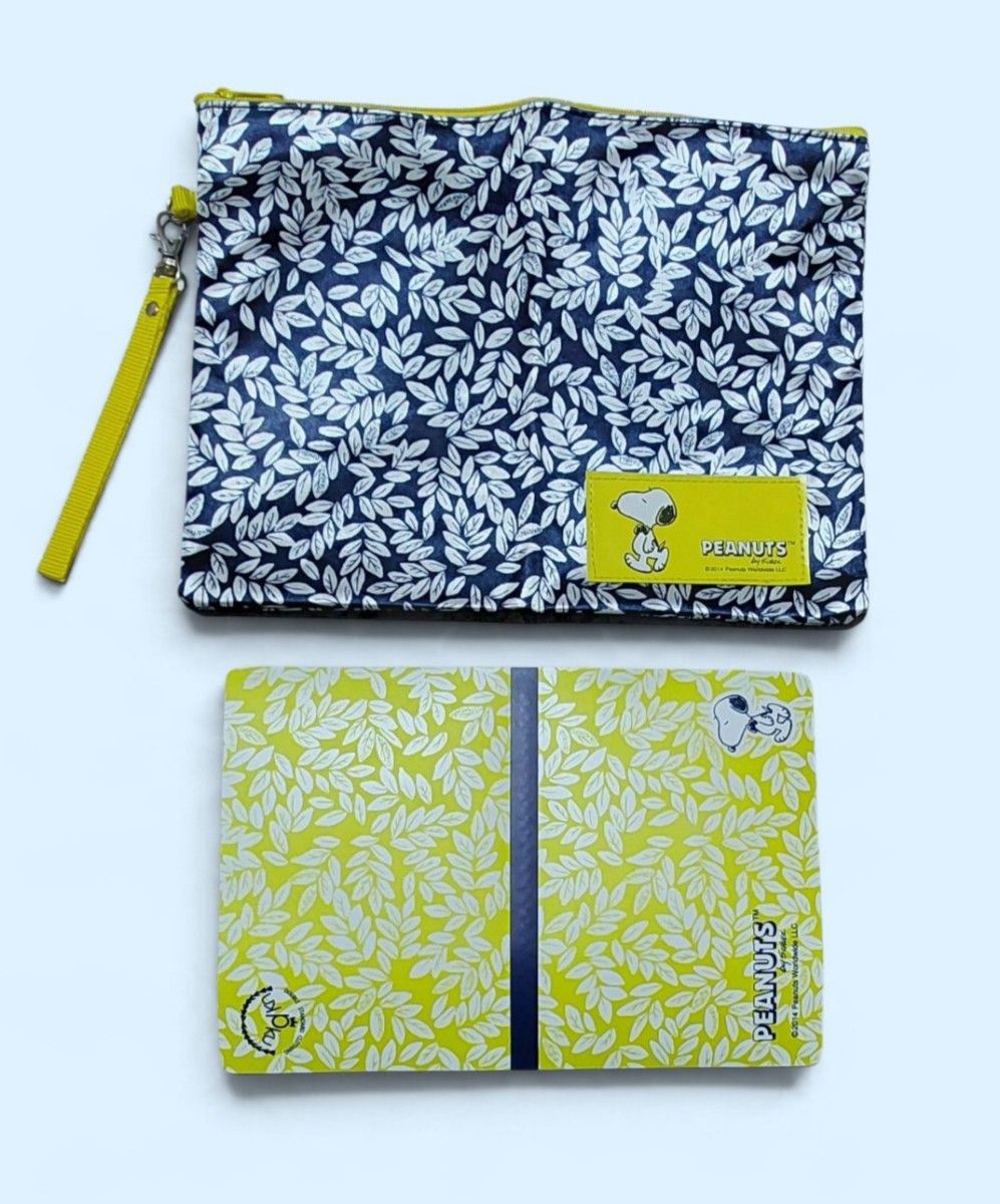 Snoopy☆PEANUTS☆Clutch-Style BIG Pouch & Photo Album☆Unused