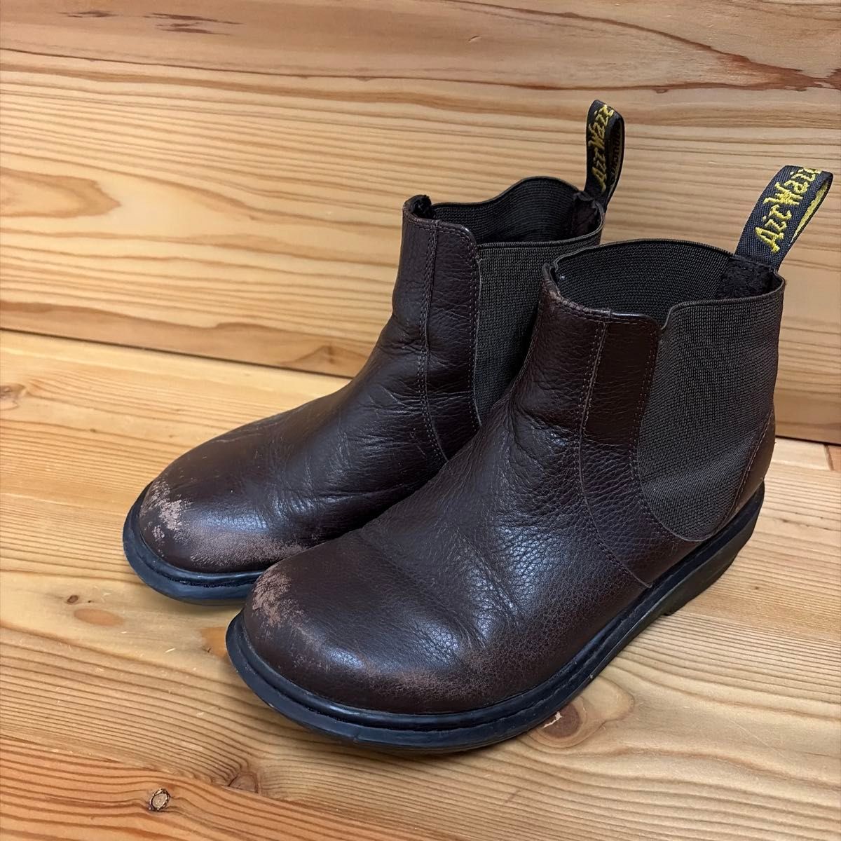 Dr.Martens 医生马丁 侧拉链短靴 切尔西靴 棕色