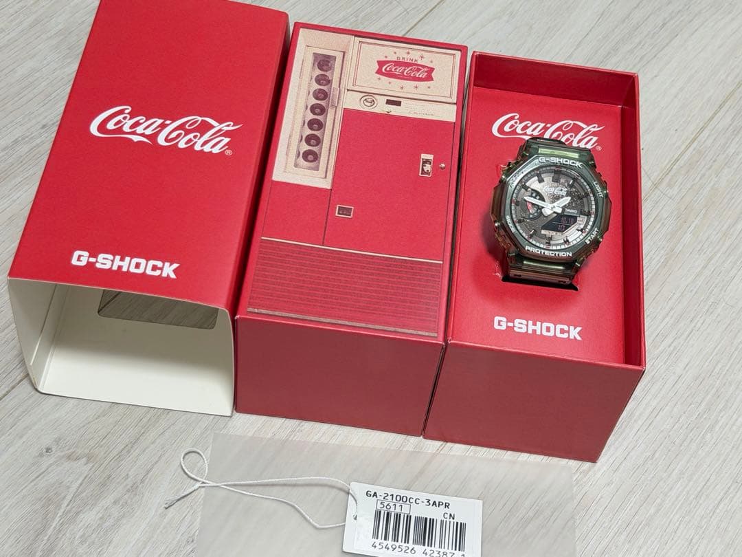 G-SHOCK×可口可乐 GA-2100CC-3AJR