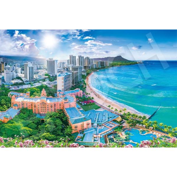 拼图 1000片 闪耀的威基基海滩—夏威夷 EPO-09-026s
