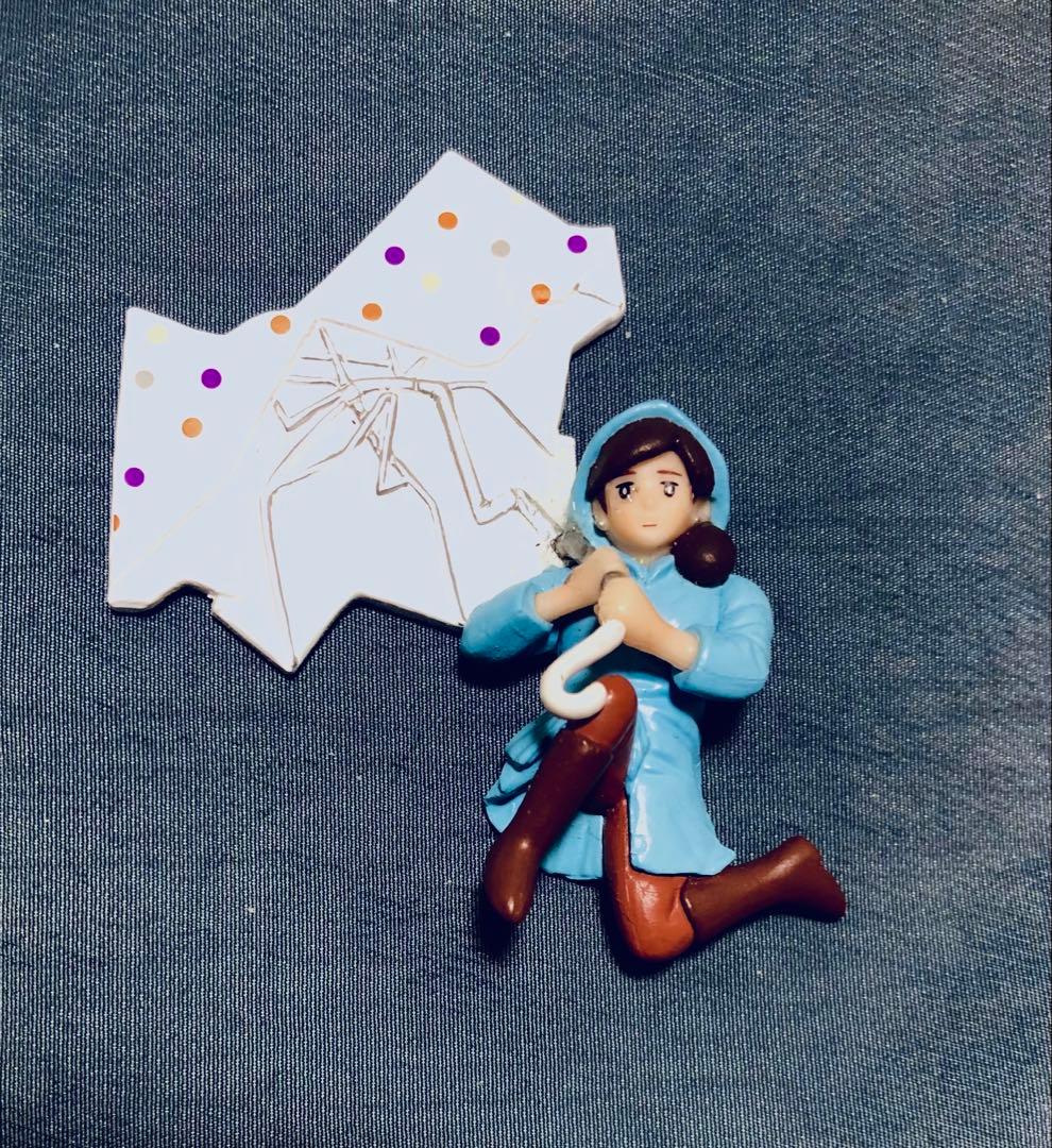 Kitan Club (Capsule Toy) "Soko-ko on a Rainy Day" Light Blue (Sky Blue) Version