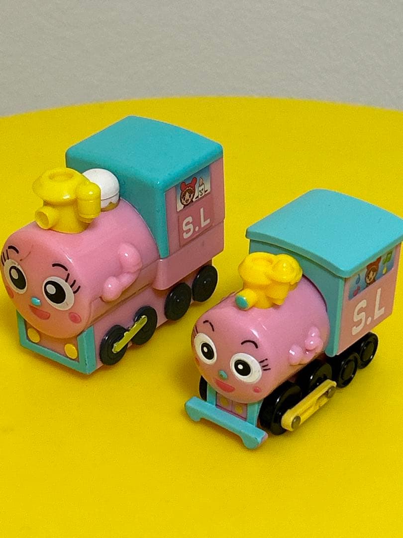 Retro Anpanman Poppon-chan Set Character Rail Doll Figure
