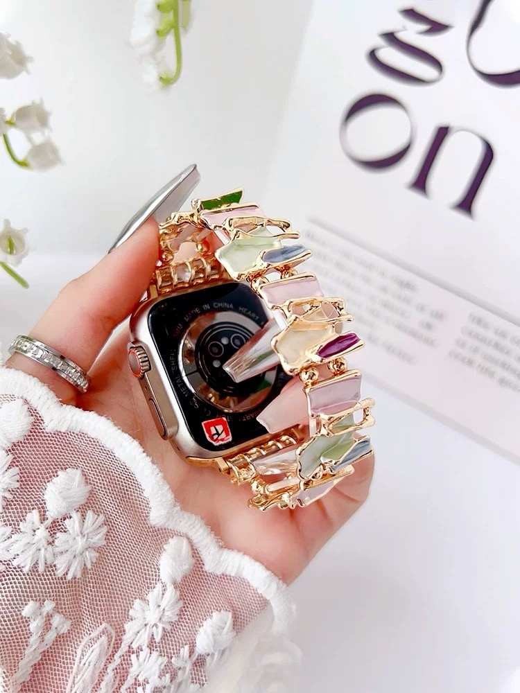 可选佩戴感✨Apple Watch 油画风表带【橡胶式 或 调节式】