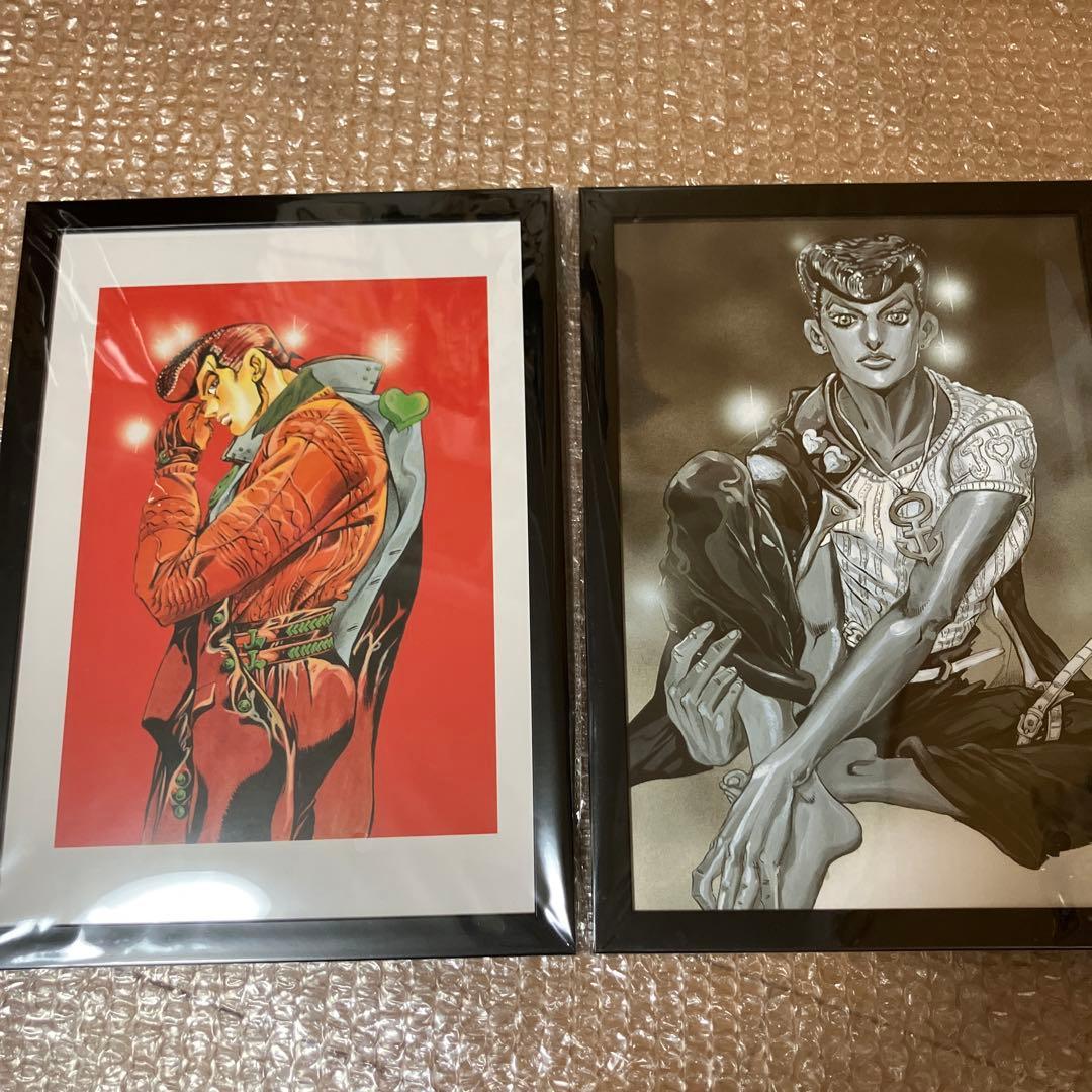 Jojo的奇妙冒险带额的海报4部东方仗助红黑白2枚套装