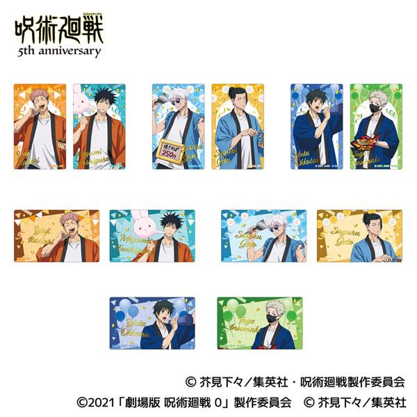 アニメ『呪術廻戦』5周年 箔押しクリアカードコレクション 6パック入りBOX[ムービック]《発売済・在庫品》
