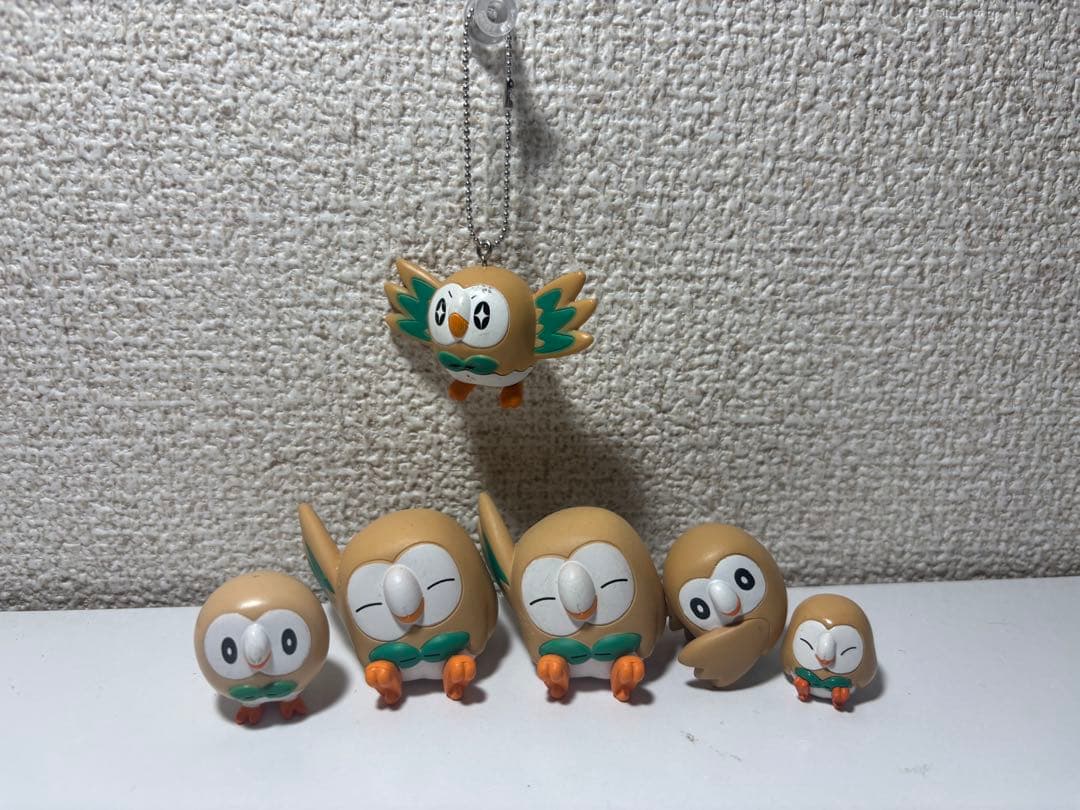 ポケットモンスター モクロー フィギュア 6点セット