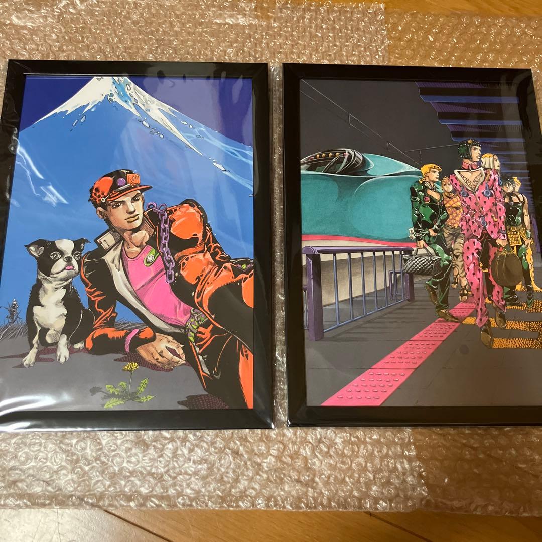 Jojo的奇妙冒险带额的海报igi承太郎富士山5部新干线2枚套装