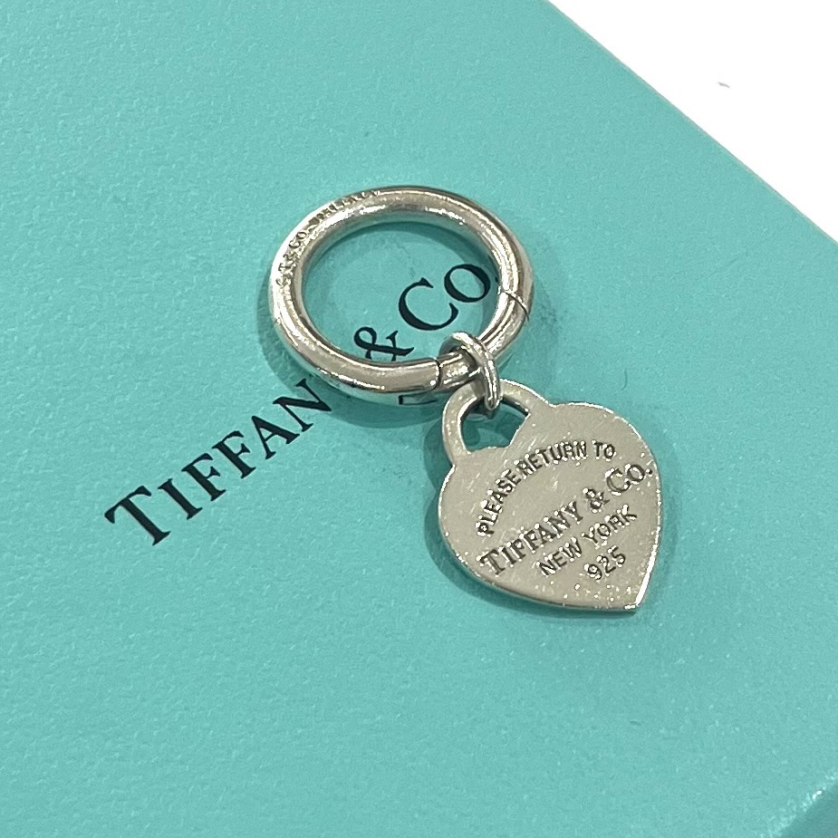 【 TIFFANY & CO 】重返蒂芙尼 心形标签吊坠/纯银925/复古 蒂芙尼 零件名作Return to Tiffany 钥匙扣 包挂饰 钥匙链