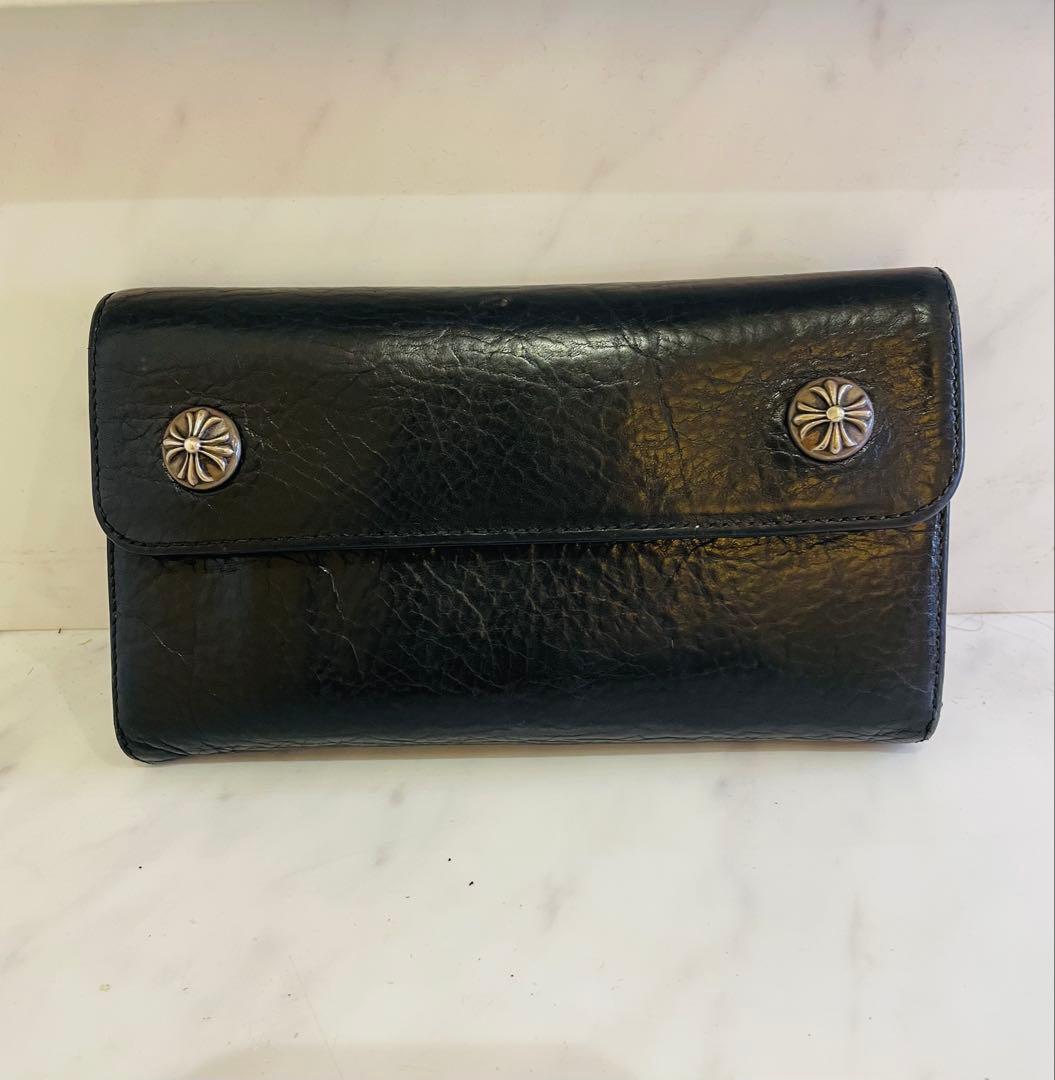 CHROME HEARTS 克罗姆哈茨 长款钱包 黑色