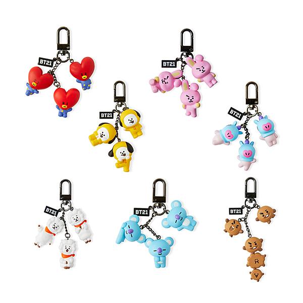 BT21 Chatterbox Figure Key Ring [Korea] [Accessories] [Keychain] [Cute] [BTS] [Official]