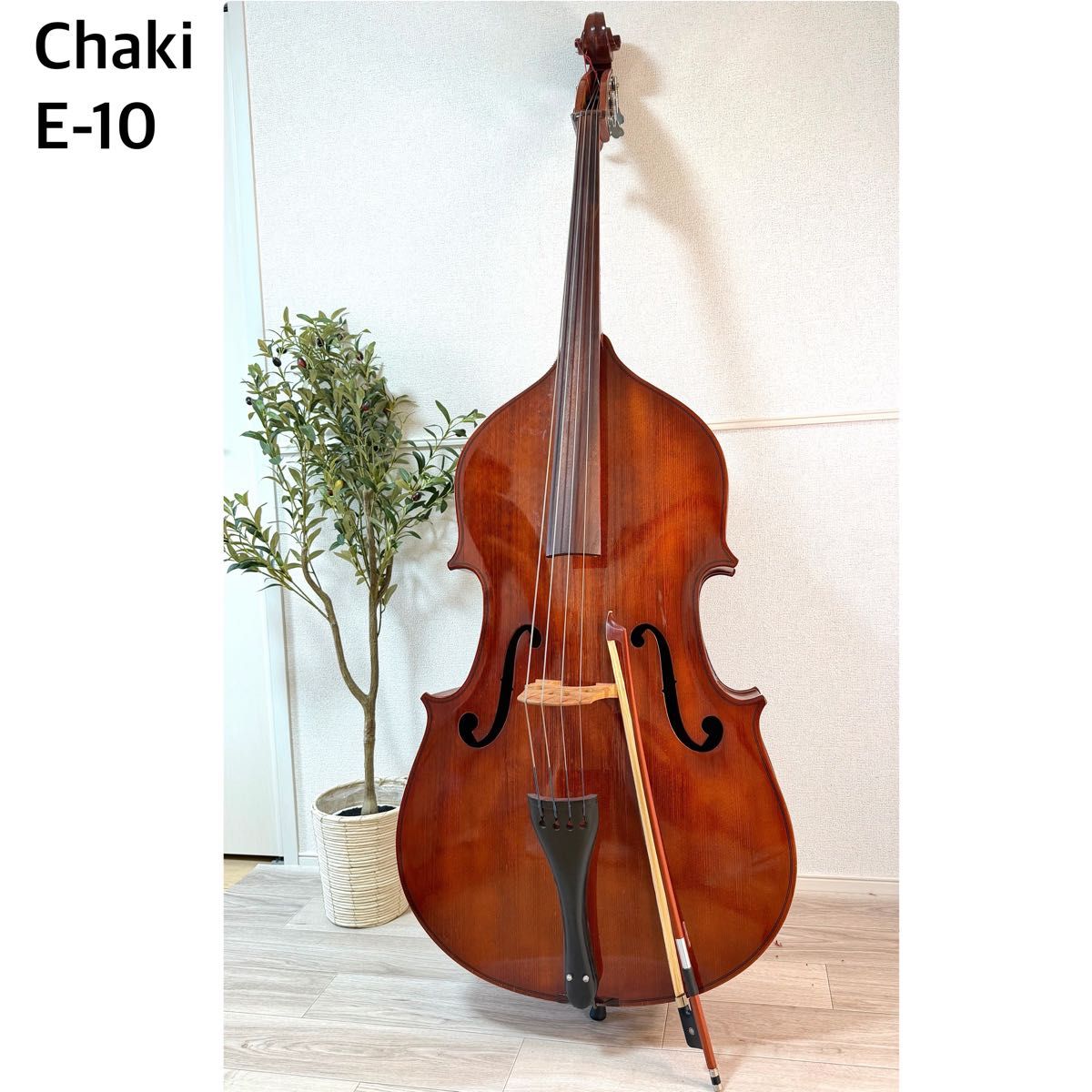 【稀有 国产复古】Chaki E-10 低音提琴 4/4 查基