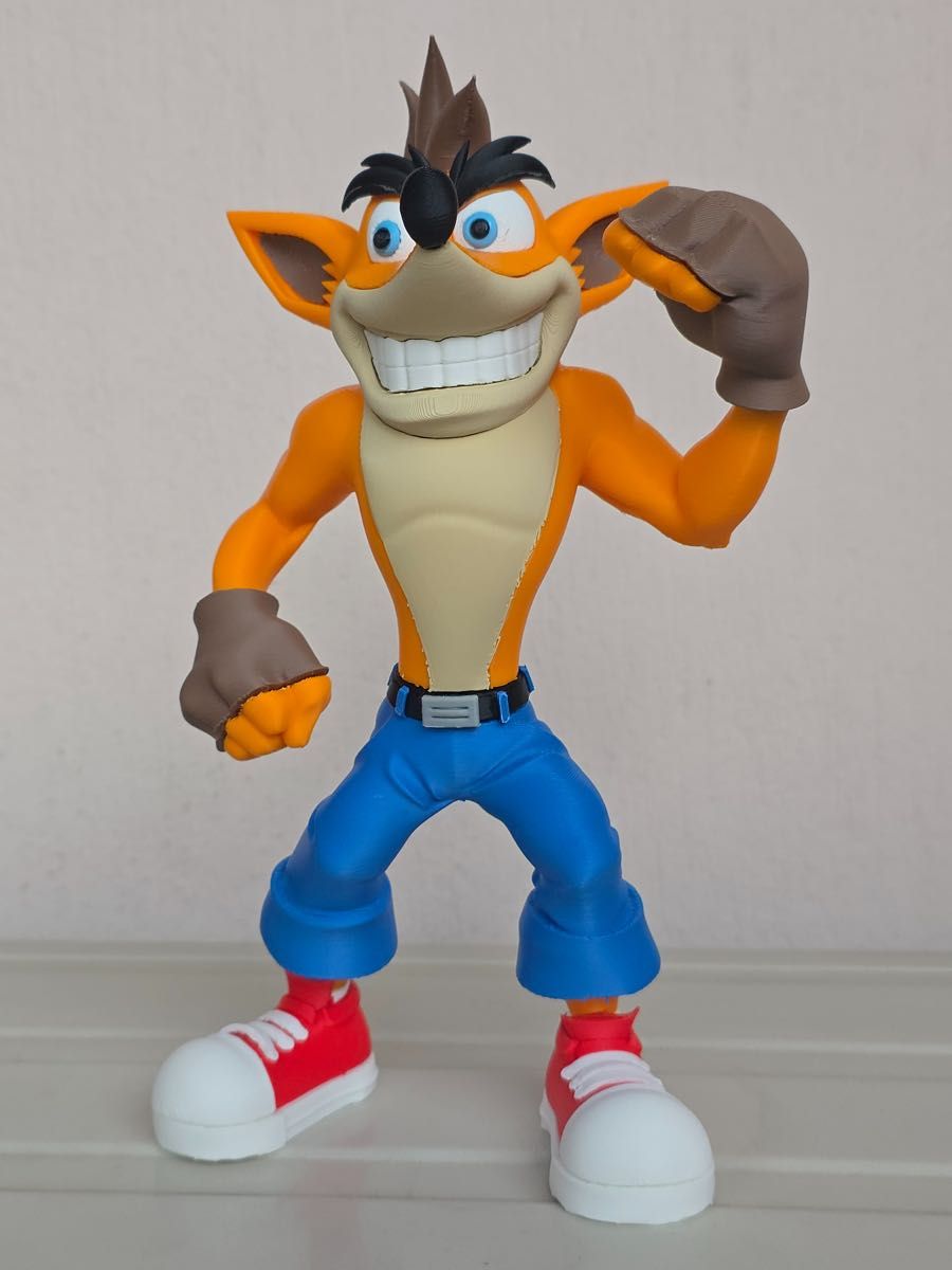 Crash Bandicoot Figure Model Interior Height 24 cm