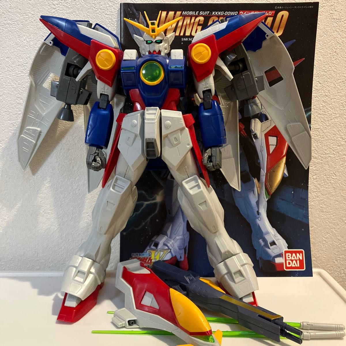 BANDAI 1/60翼高达零新机动战记高达W塑料模型成品